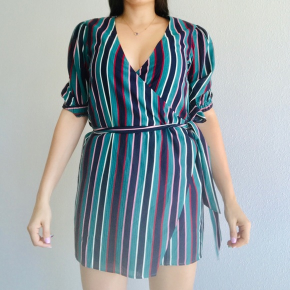 New Beauty used drees with stripes. Never used. - Picture 1 of 5